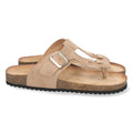 Sandalias Beige Planas Versátiles Mujer