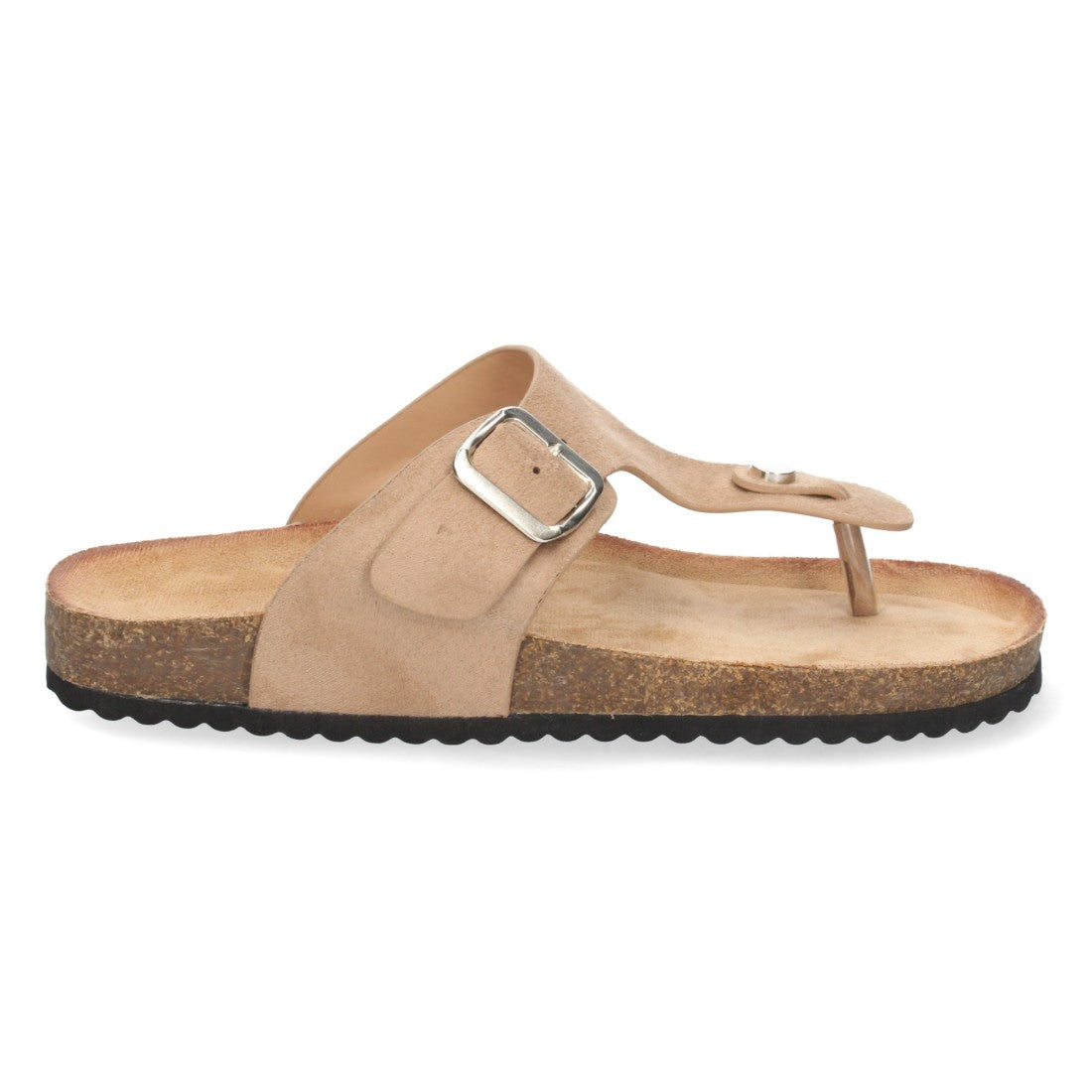Sandalias Beige Planas Versátiles Mujer