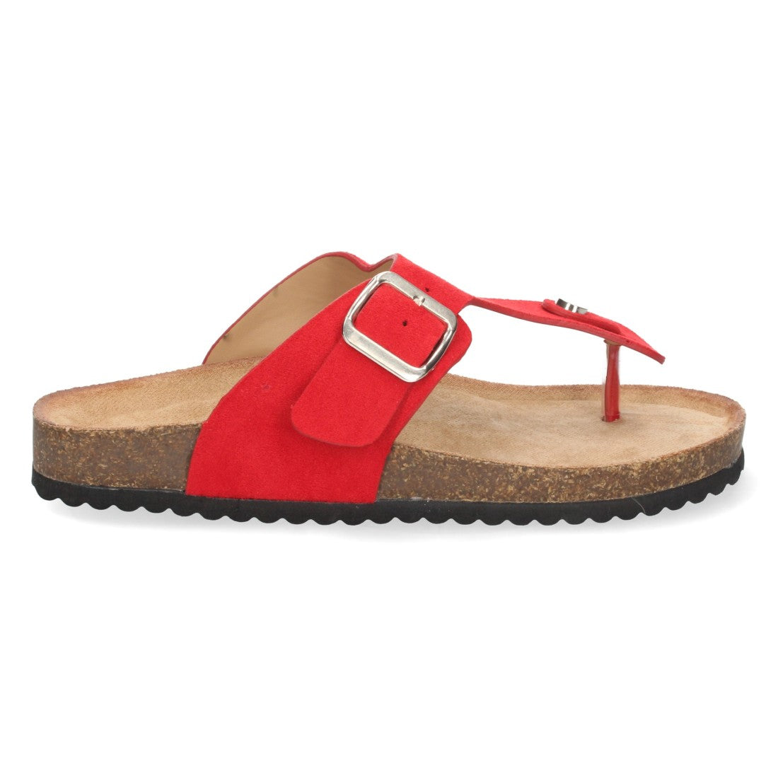Sandalias Rojas Planas Apasionadas Verano Mujer
