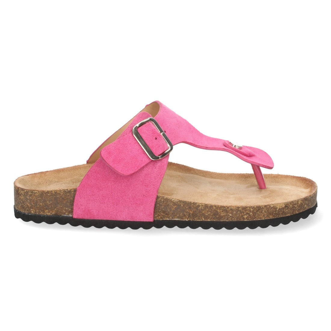 Sandalias Fucsia Planas Ligeras Verano Mujer