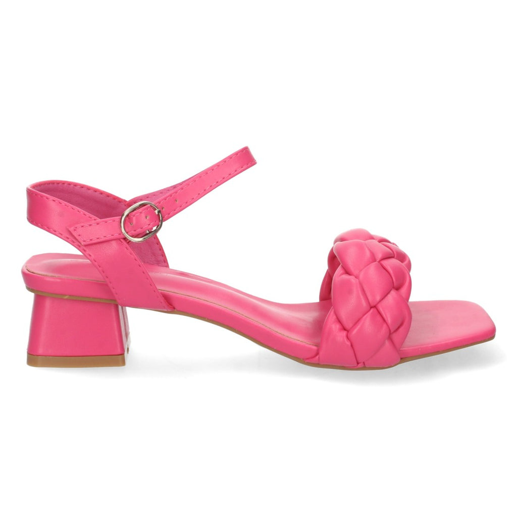 Fuchsia Sandalen Elegante Bequeme Absatzschuhe Party Hochzeit