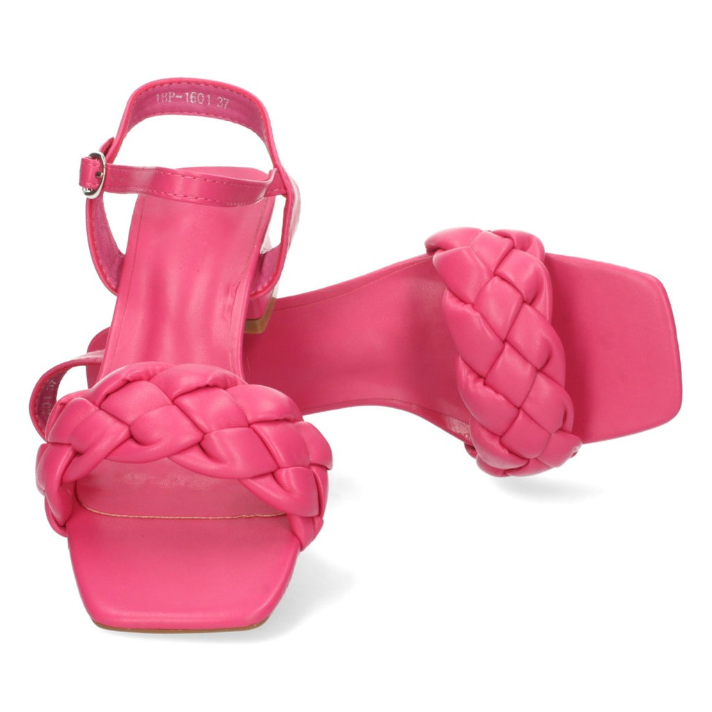 Fuchsia Sandalen Elegante Bequeme Absatzschuhe Party Hochzeit