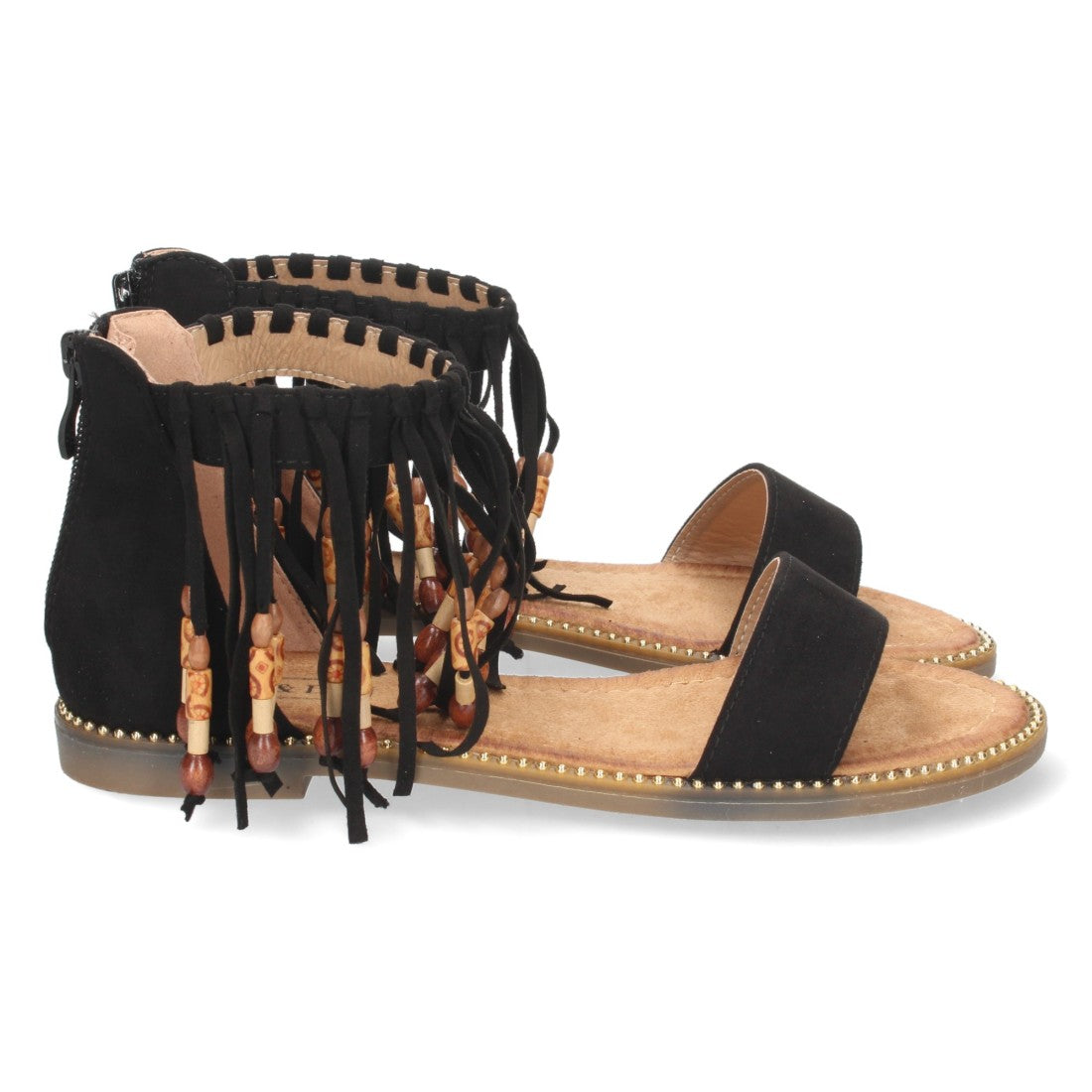 Sandalias Negras Mujer Verano Cómodas