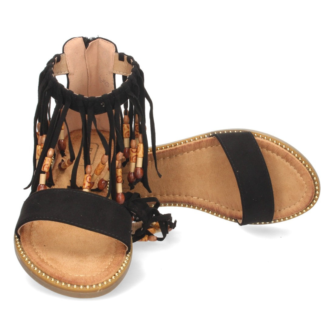 Sandalias Negras Mujer Verano Cómodas
