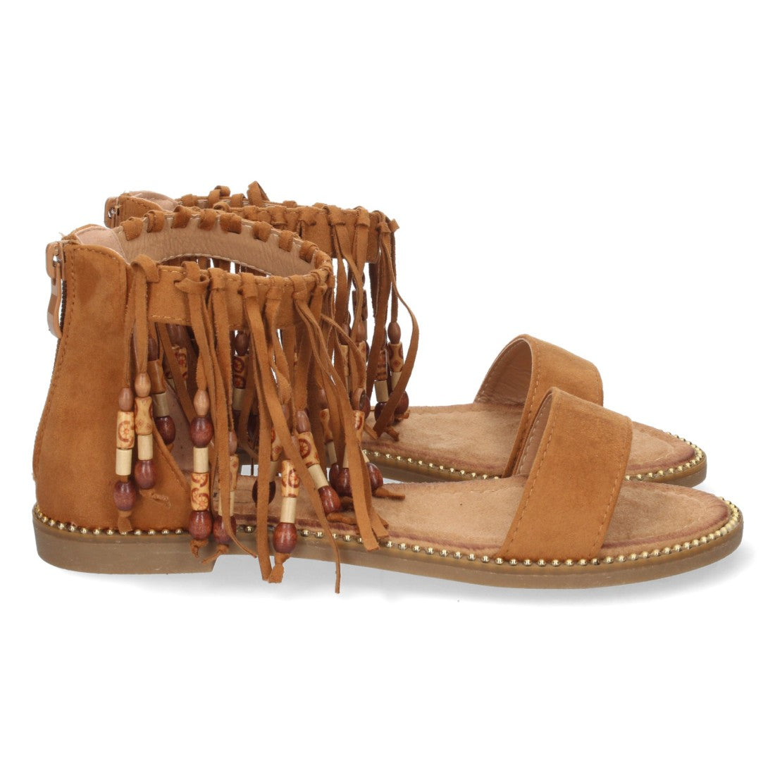 Sandalias Camel Mujer Verano Cómodas