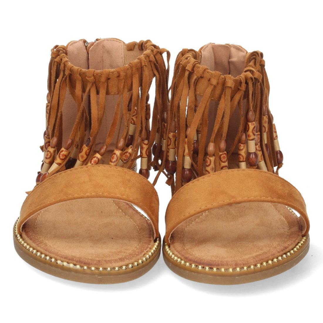 Sandalias Camel Mujer Verano Cómodas