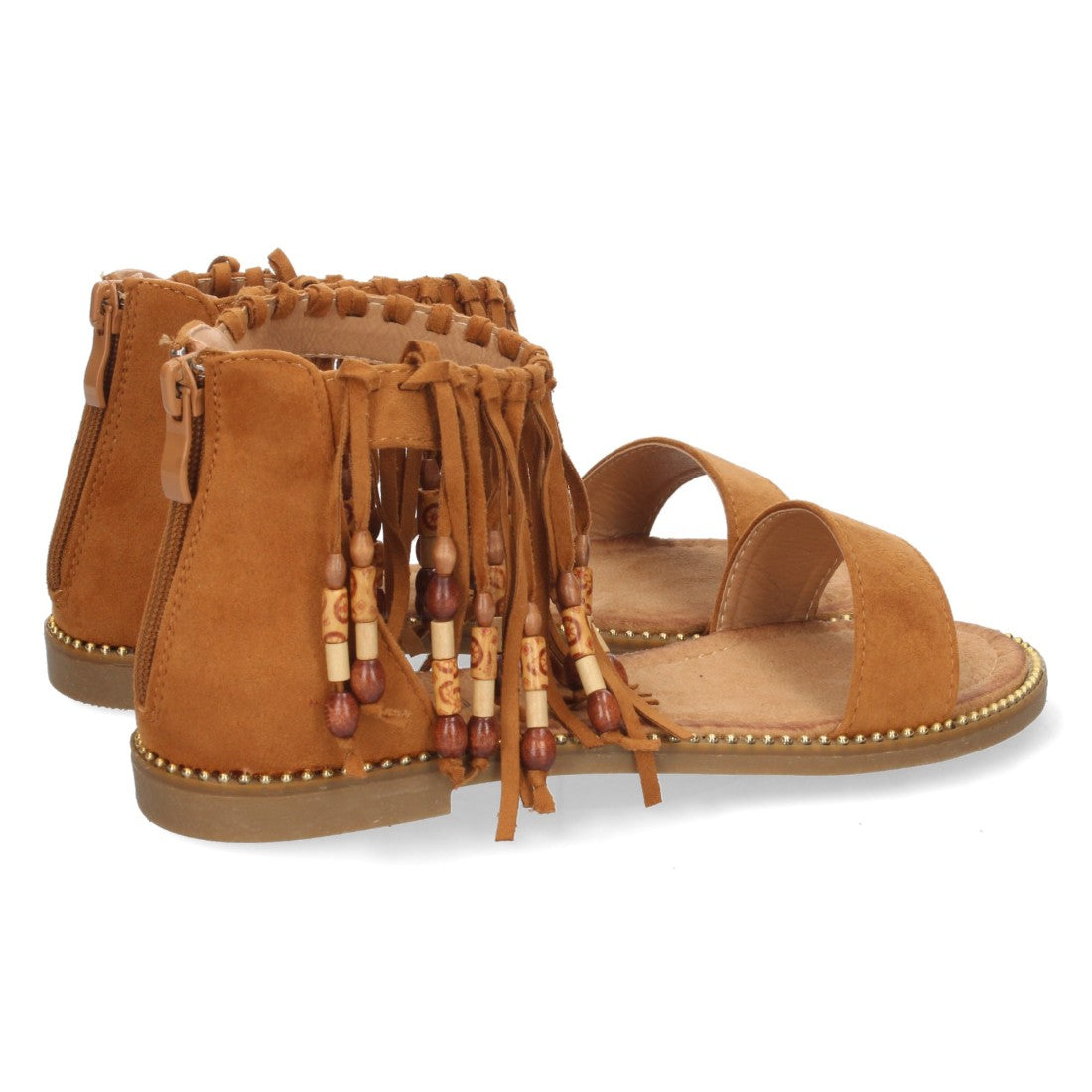 Sandalias Camel Mujer Verano Cómodas