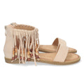 Sandalias Beige Mujer Verano Cómodas