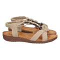 Sandalias Beige Mujer Elegantes Verano