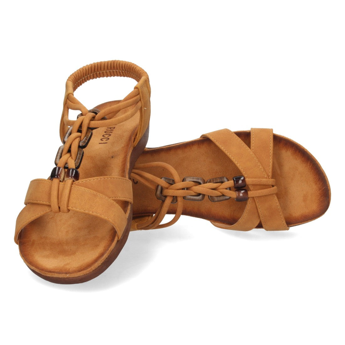 Sandalias Cuero Mujer Elegantes Verano