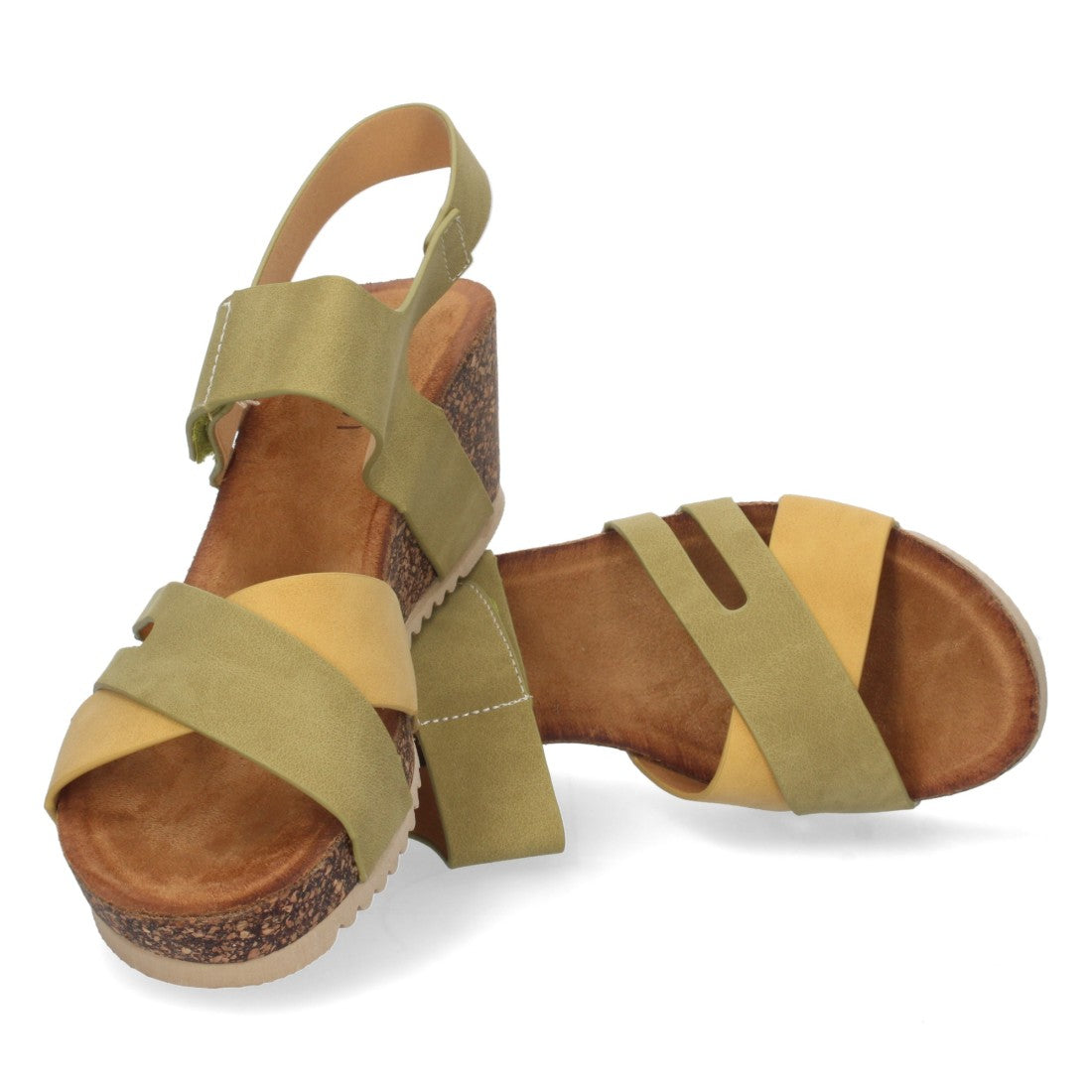 Sandalias Verdes Mujer Elegantes Verano