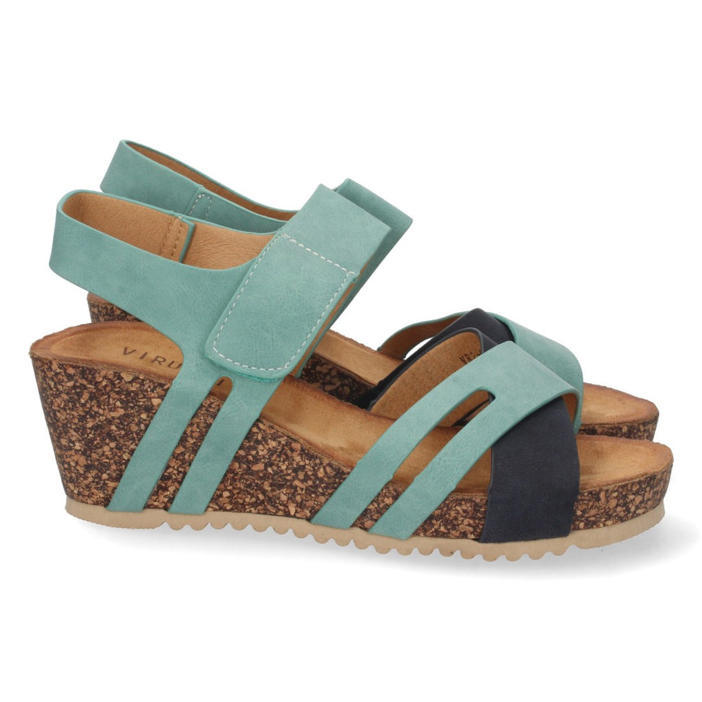 Sandalias Azul Marino Mujer Elegantes Verano