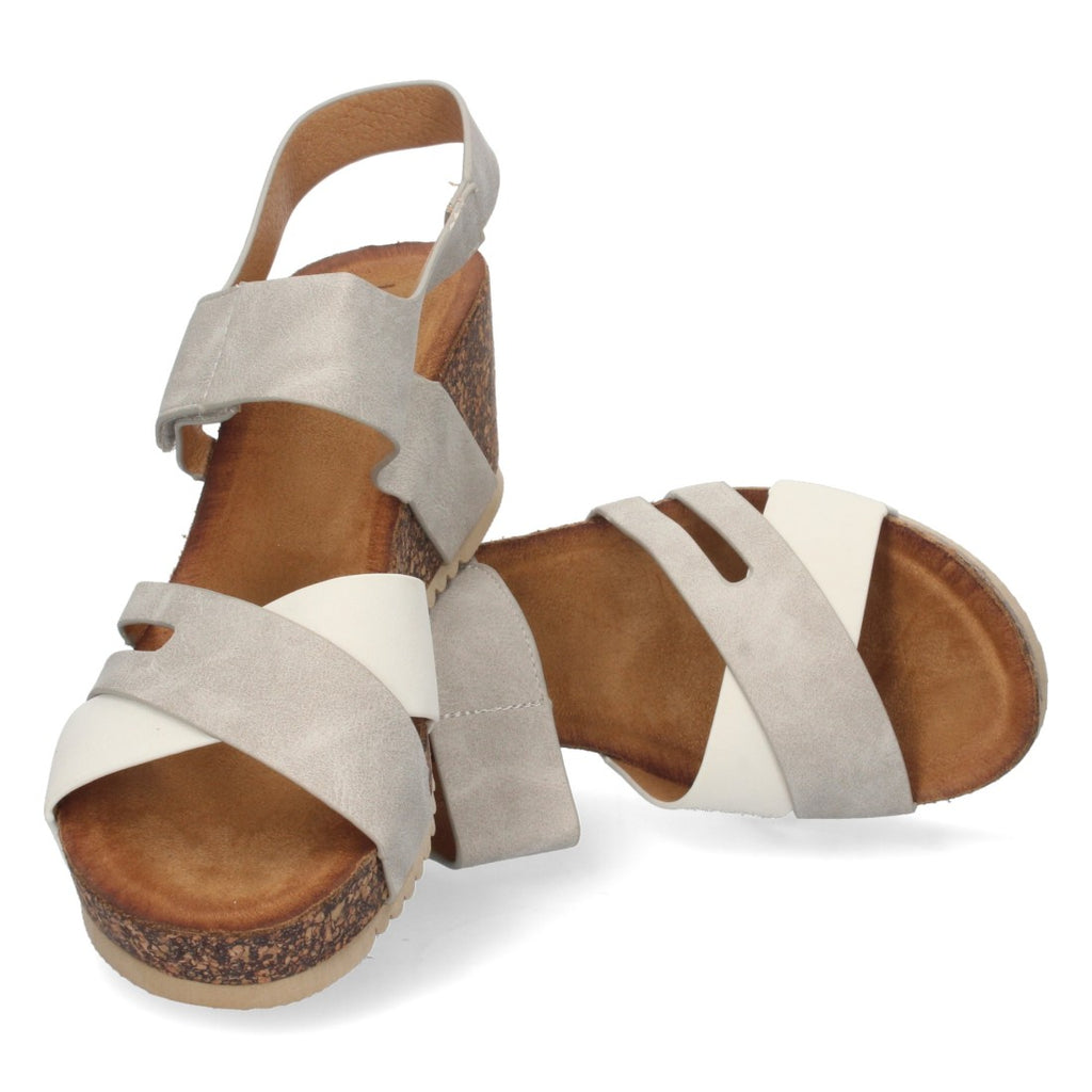 Sandalias Grises Mujer Elegantes Verano