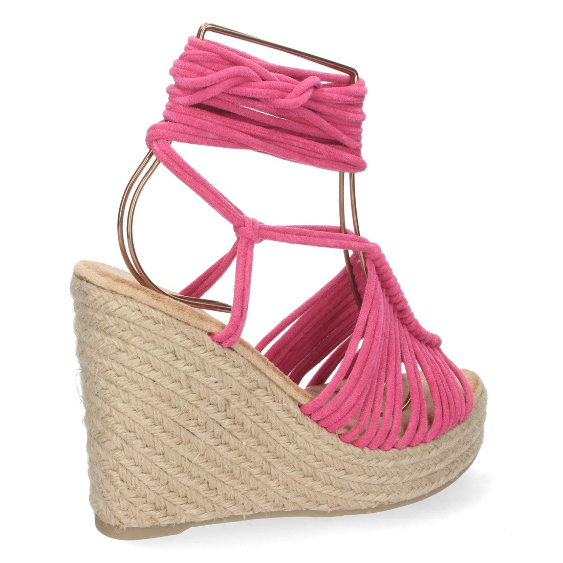 Sandalias Fucsia Planas Vibrantes Mujer