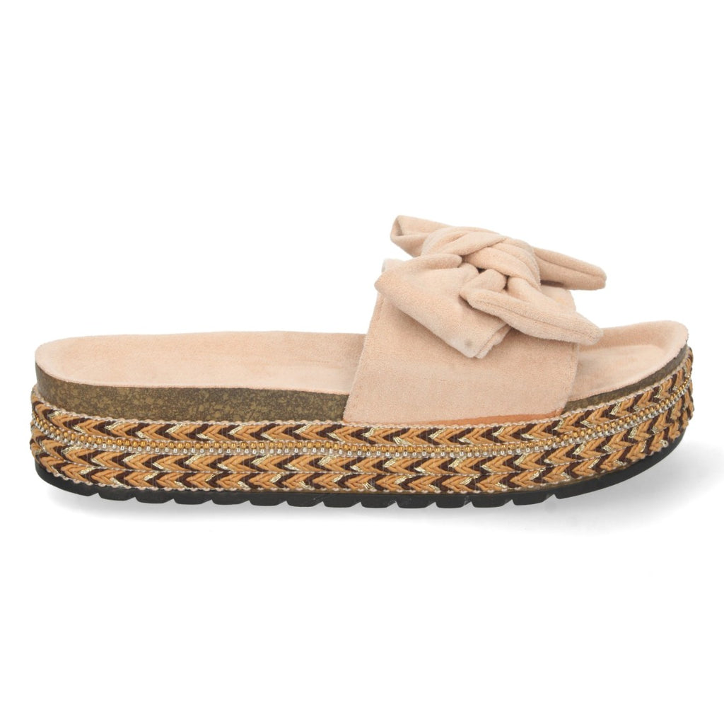 Sandalias Beige Mujer Elegantes Verano