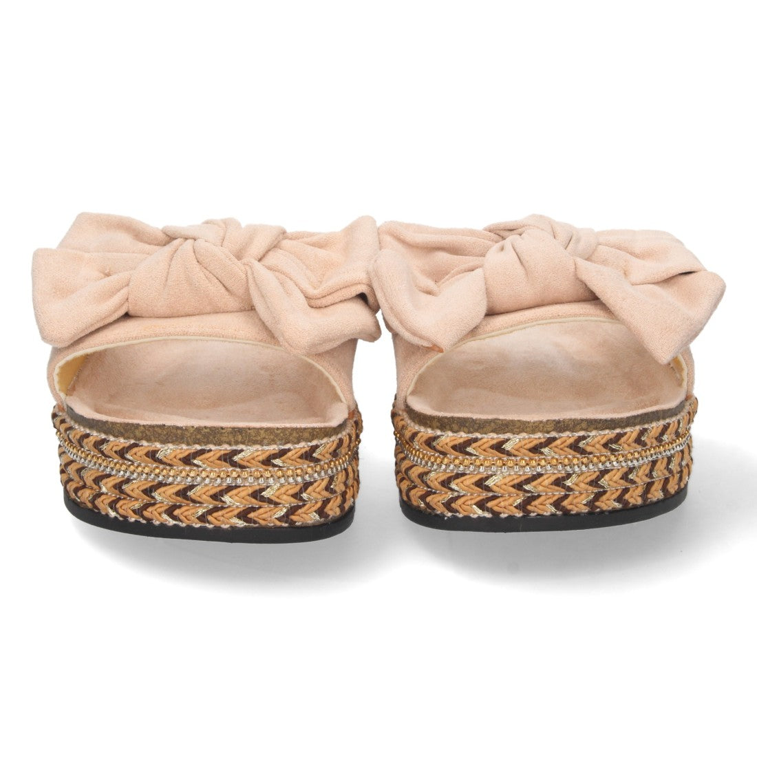 Sandalias Beige Mujer Elegantes Verano