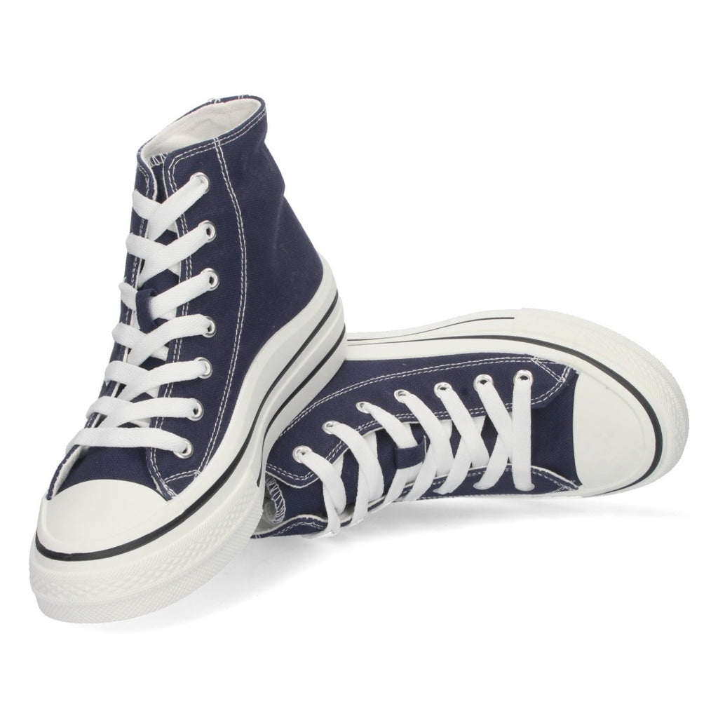 Zapatillas Azul Marino Mujer - Elegancia Clásica Atemporal