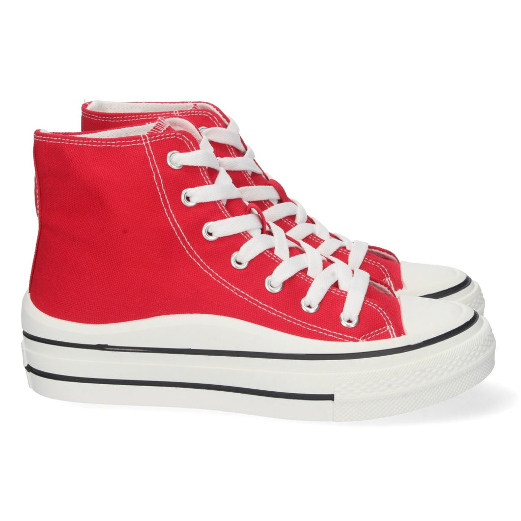 Zapatillas Rojas Mujer - Pasión Audaz Vibrante