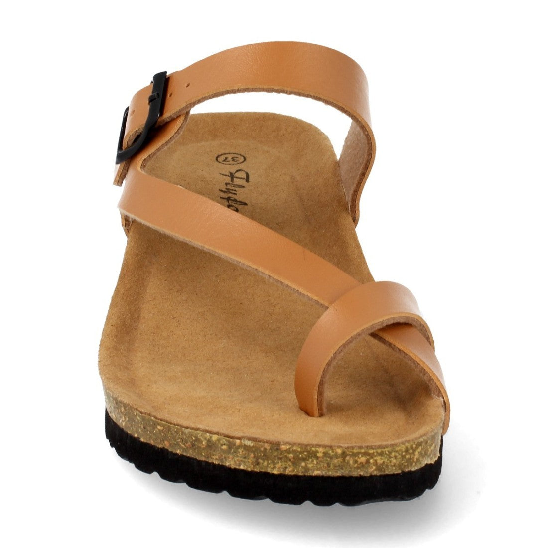 Sandalias Camel Mujer Cuña Bio Plantilla Anatómica Estilo Esclava Elegantes