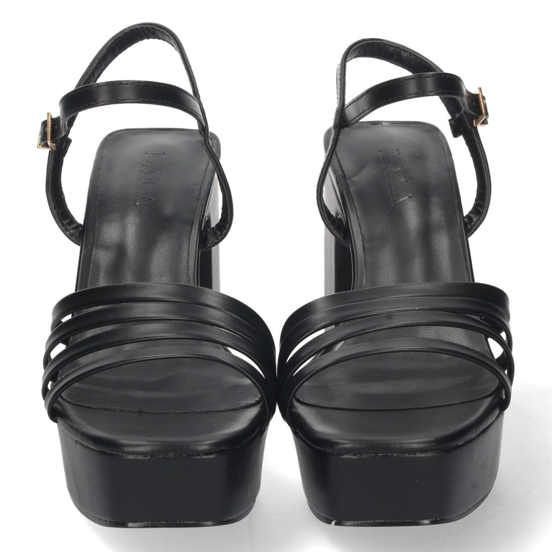 Schwarze Sandaletten Elegante Bequeme Party Hochzeit Damen