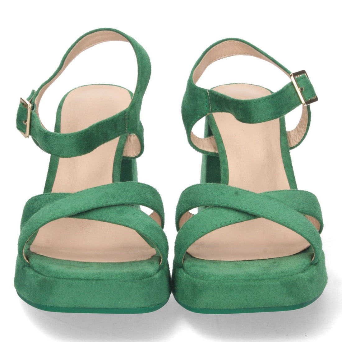 Grüne Sandaletten Elegant Bequem Party Hochzeit Damen