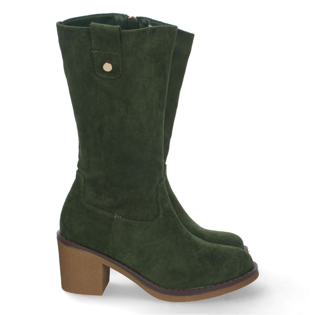 Botas Altas Elegantes - Verde