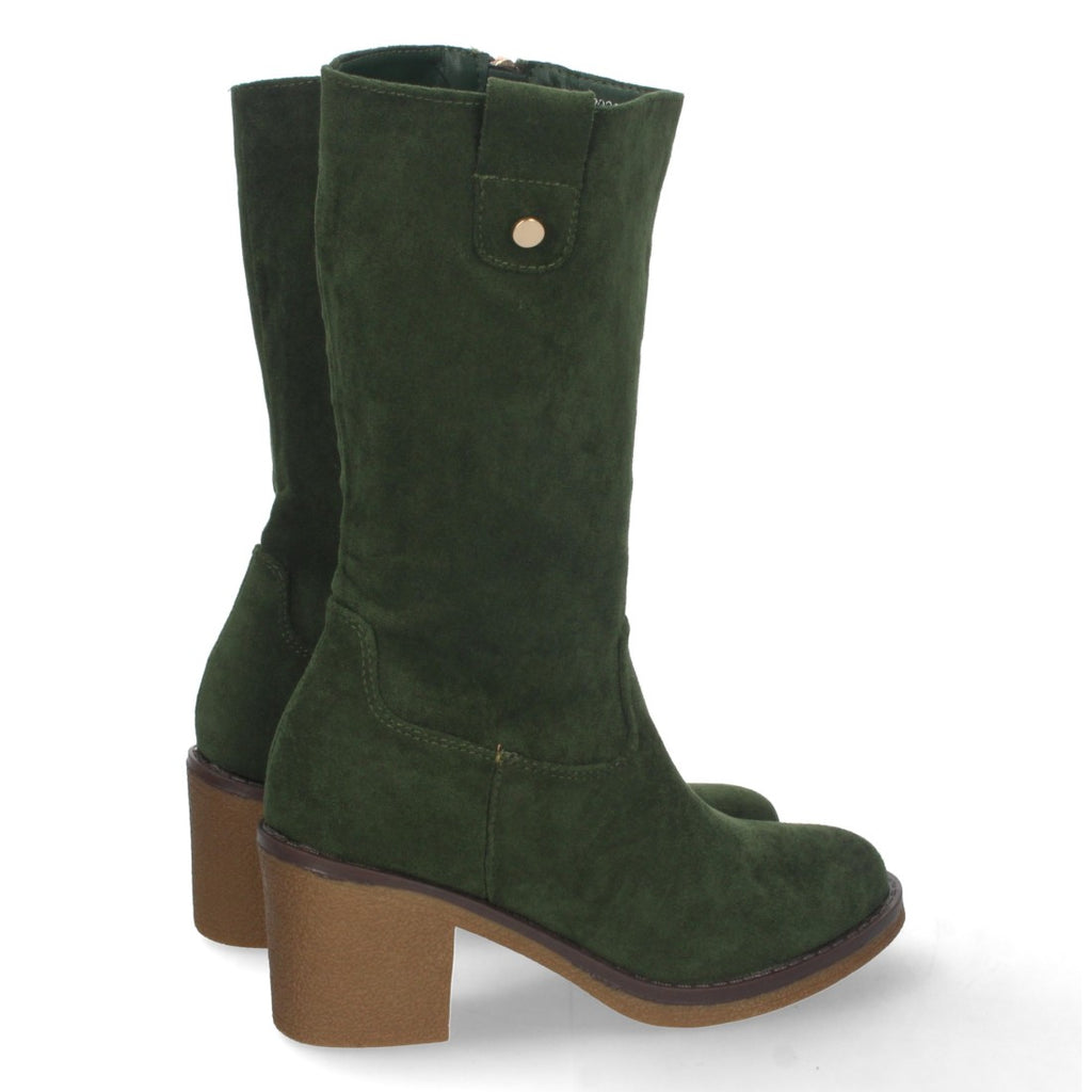 Botas Altas Elegantes - Verde