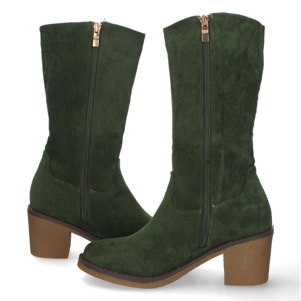 Botas Altas Elegantes - Verde