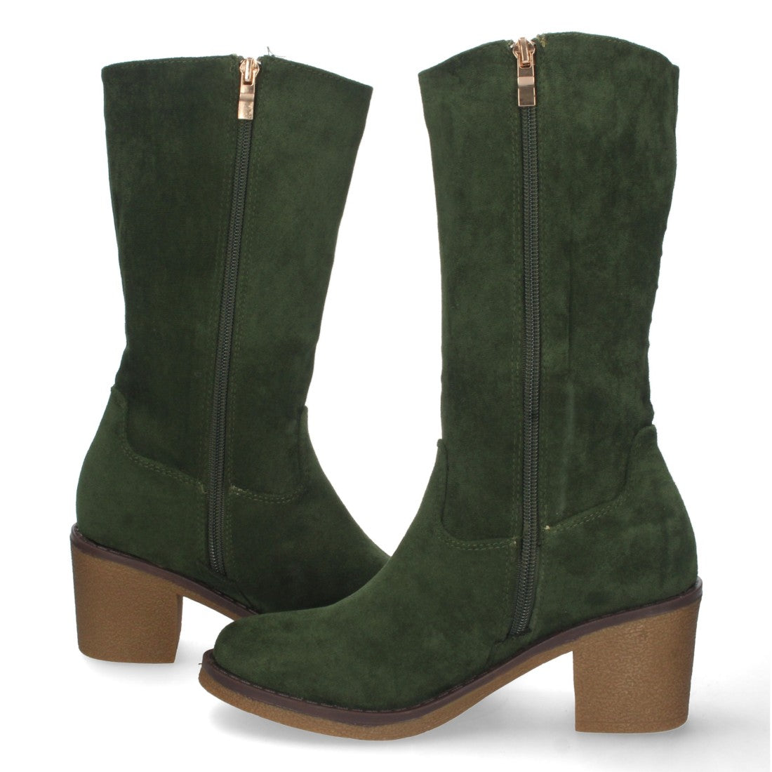 Botas Altas Elegantes - Verde