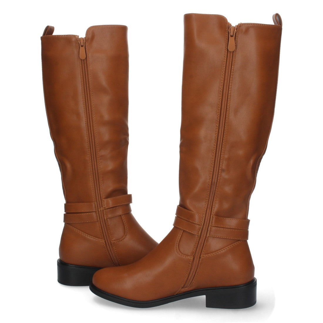 Botas Altas Elegantes - Camel