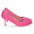 Zapatos de Tacón Fucsia Llamativos Atrevidos Mujer