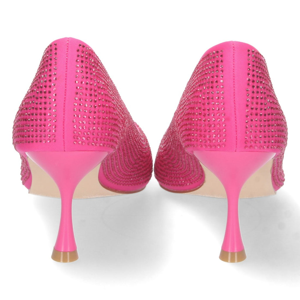 Zapatos de Tacón Fucsia Llamativos Atrevidos Mujer