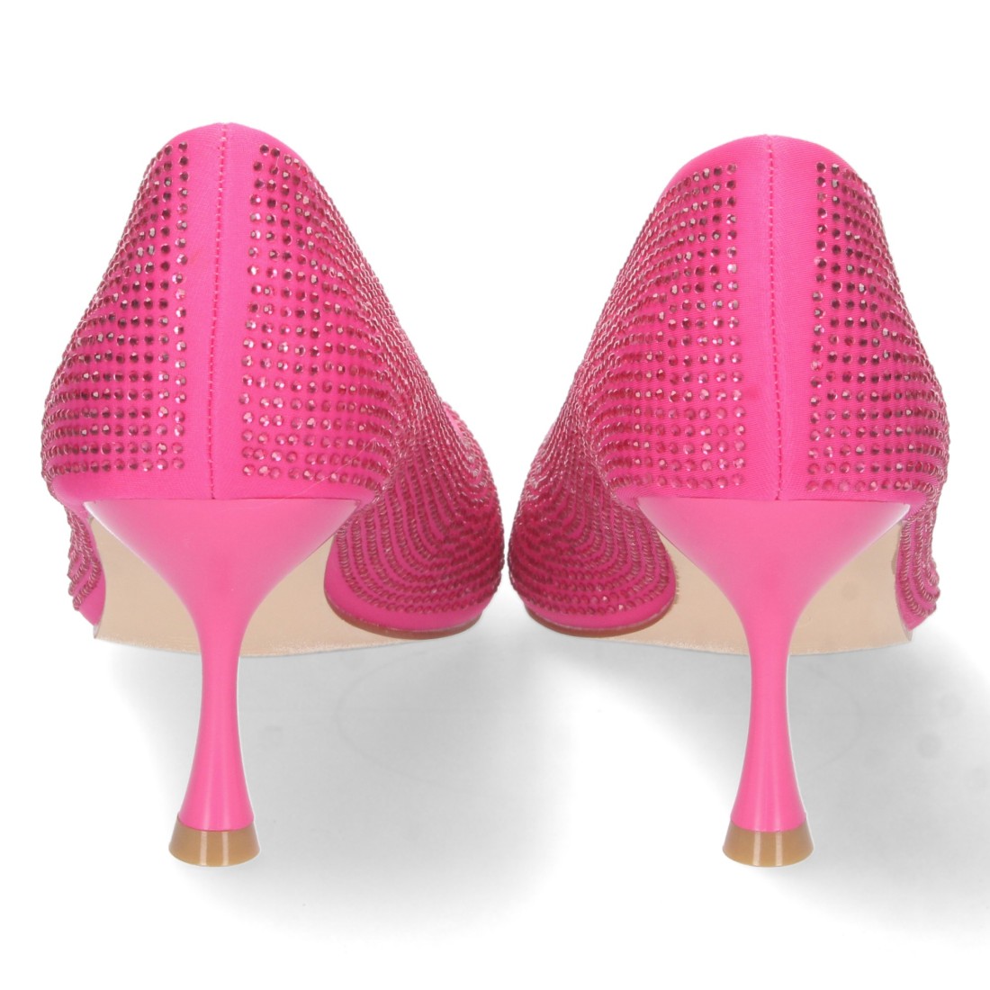 Zapatos de Tacón Fucsia Llamativos Atrevidos Mujer