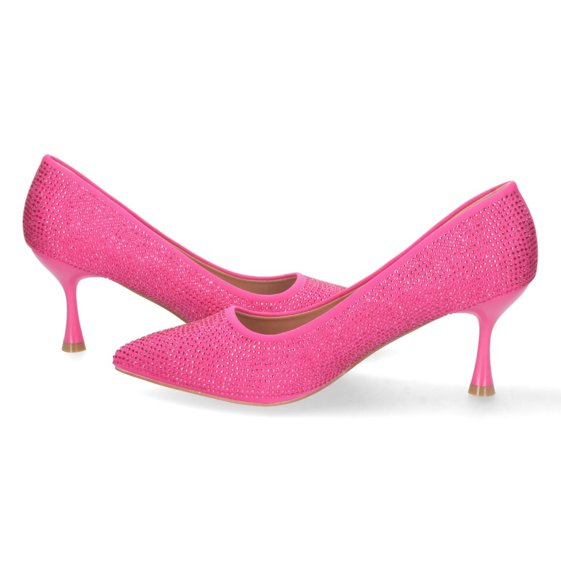 Zapatos de Tacón Fucsia Llamativos Atrevidos Mujer