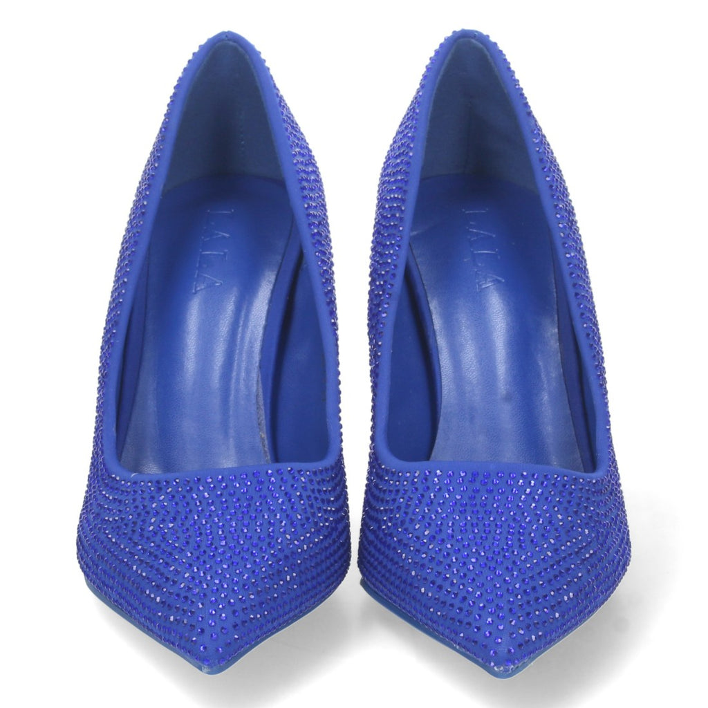 Zapatos de Tacón Azul Sofisticados Elegantes Mujer