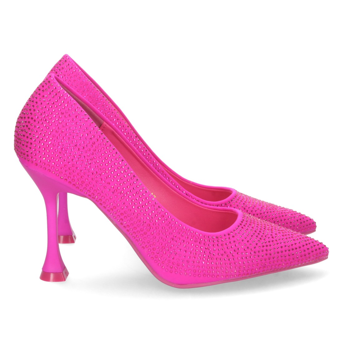 Zapatos de Tacón Fucsia Vibrantes Atrevidos Mujer