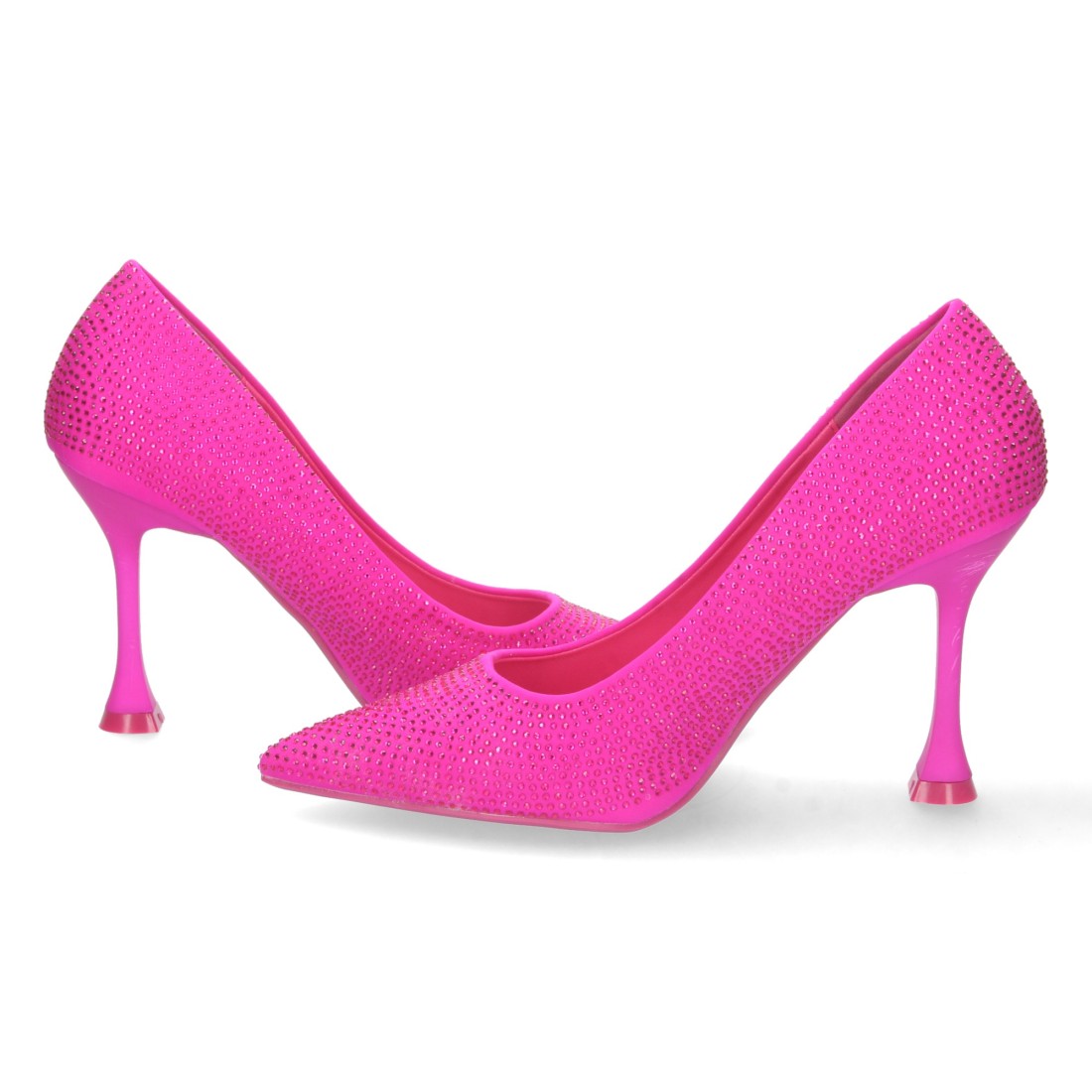 Zapatos de Tacón Fucsia Vibrantes Atrevidos Mujer