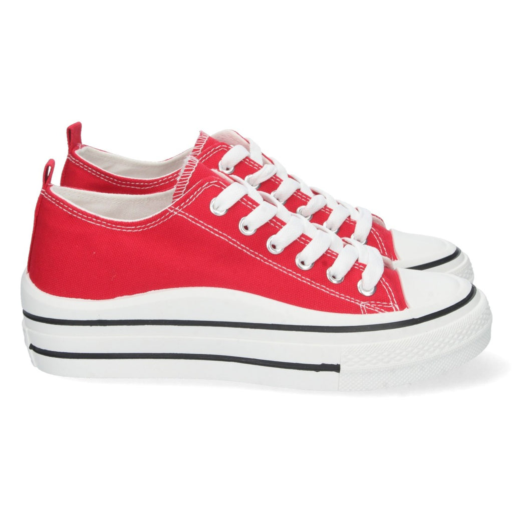 Zapatillas Rojas Mujer - Energía Vibrante Audaz