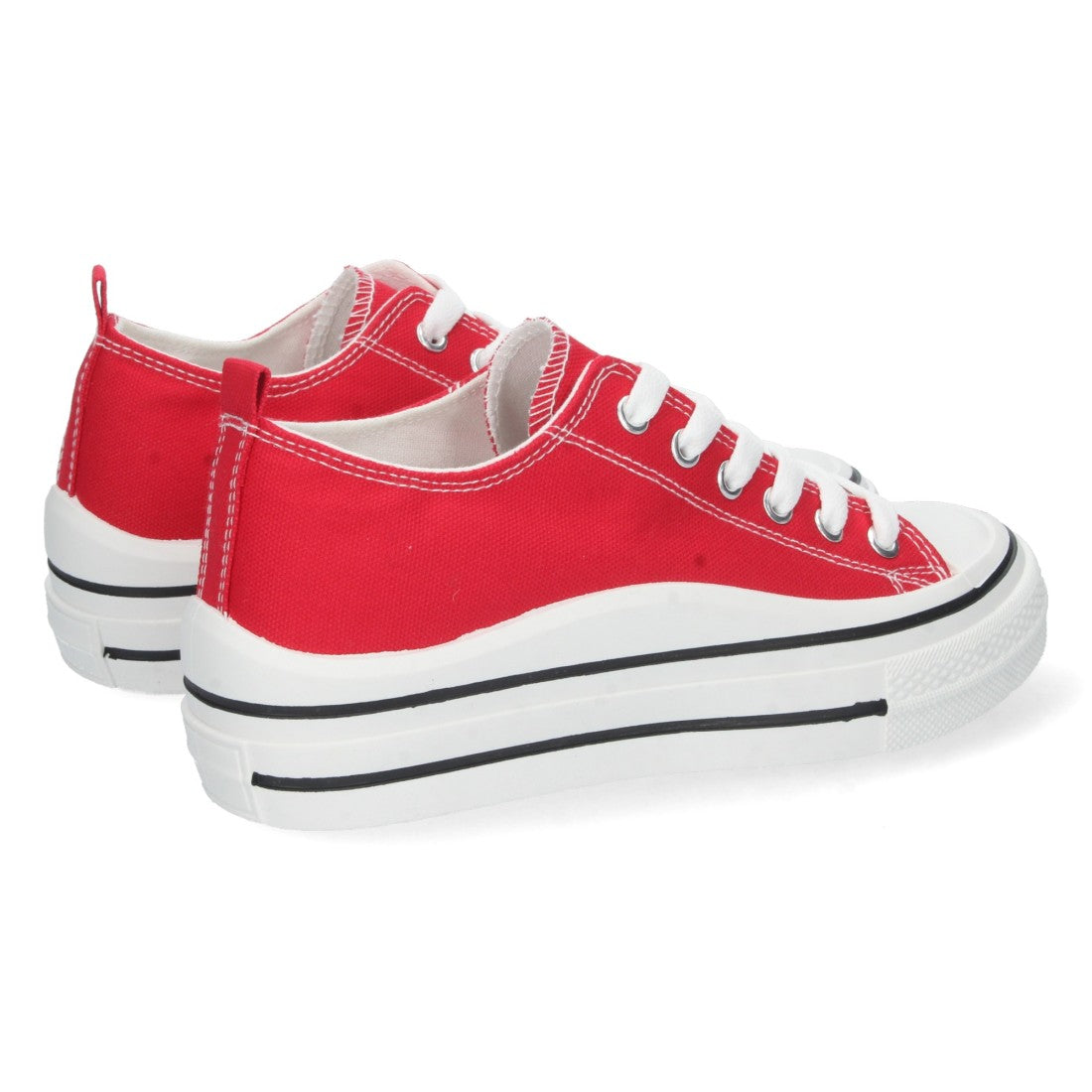 Zapatillas Rojas Mujer - Energía Vibrante Audaz