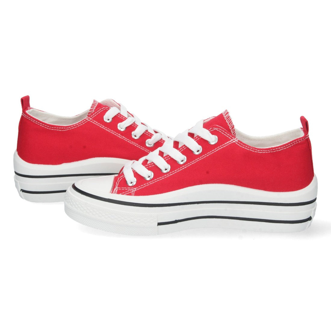 Zapatillas Rojas Mujer - Energía Vibrante Audaz