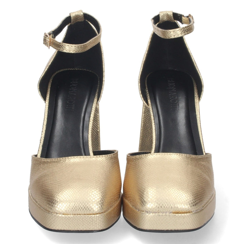 Sandalias Doradas Mujer Elegantes Fiesta
