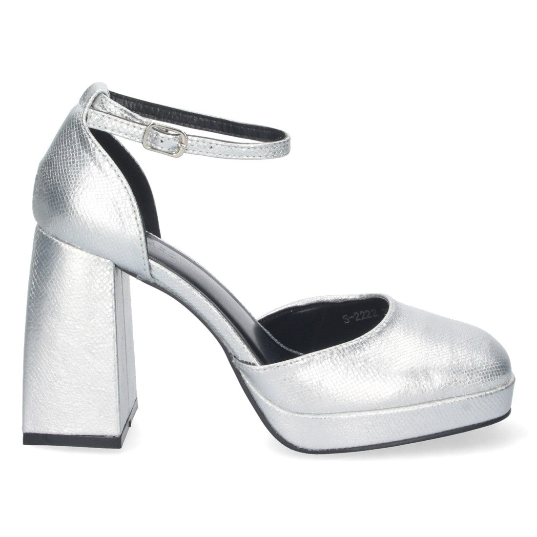 Sandalias Plateadas Mujer Elegantes Fiesta
