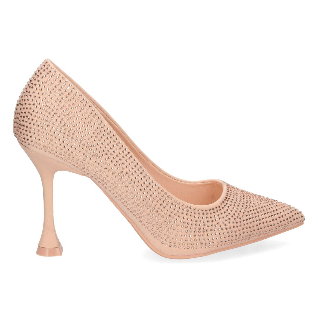 Zapatos de Tacón Champagne Sofisticados Fiesta Mujer