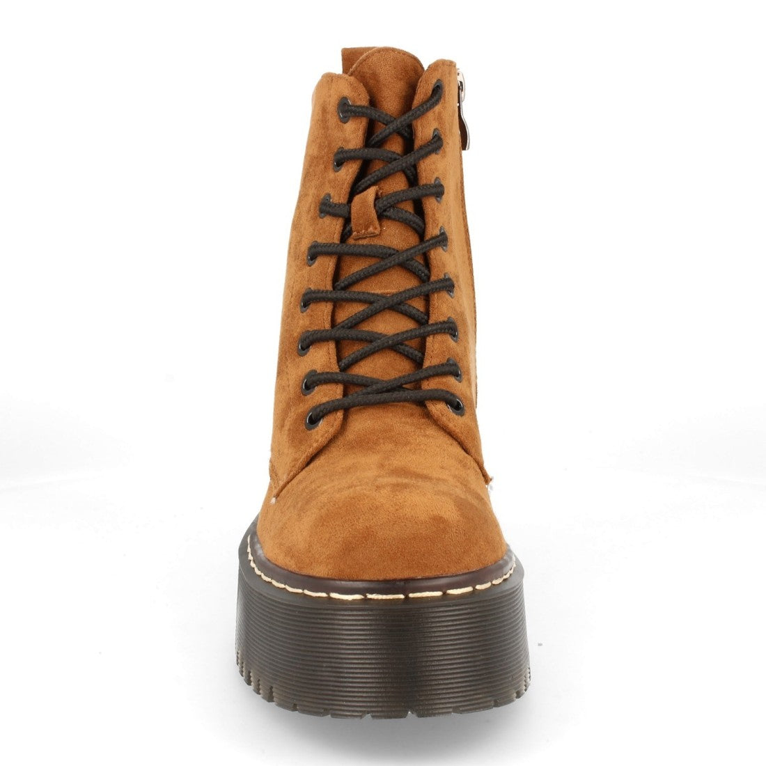 Militärstiefel Camel mit Plateau