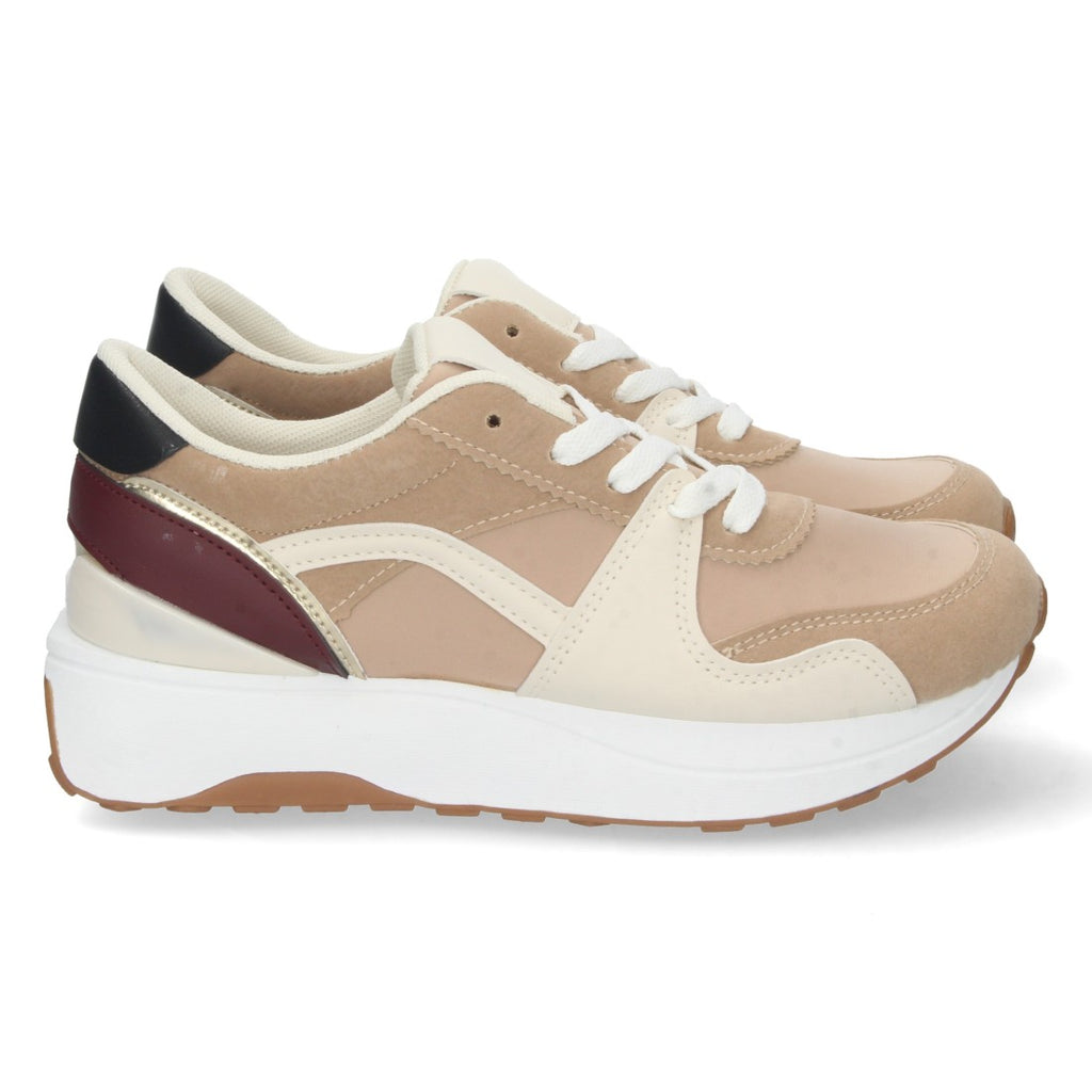 Taupefarbene Damensneaker | Neutrale und raffinierte Eleganz
