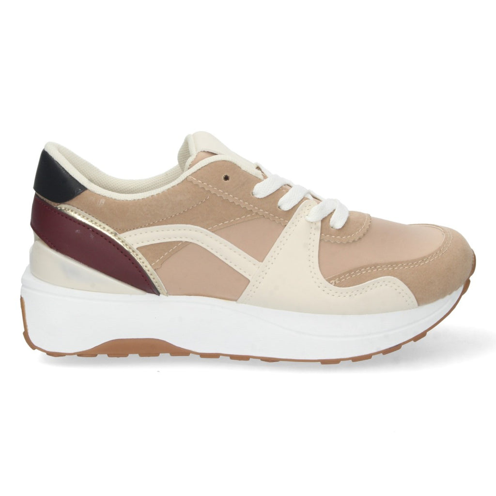 Taupefarbene Damensneaker | Neutrale und raffinierte Eleganz