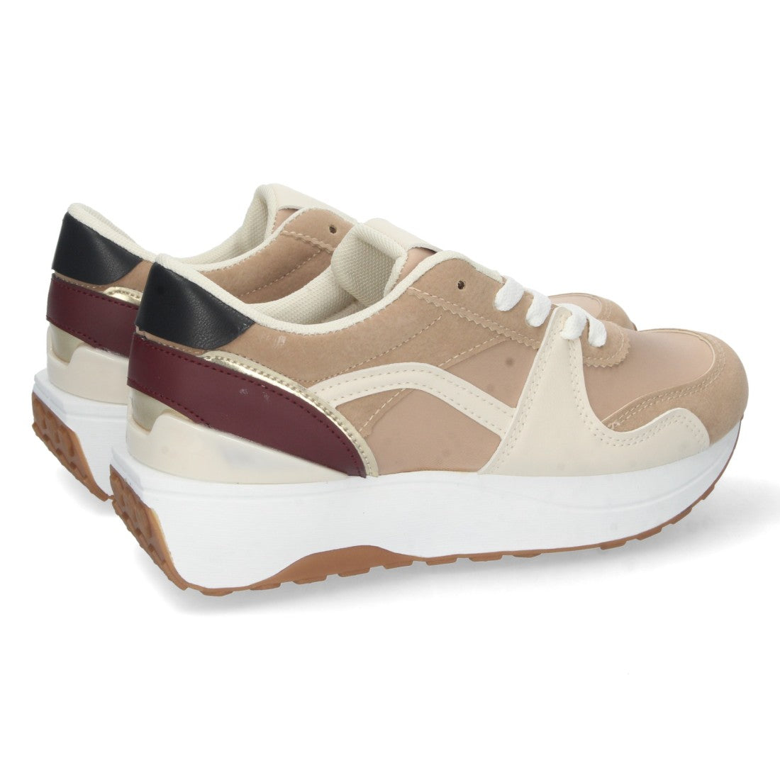 Taupefarbene Damensneaker | Neutrale und raffinierte Eleganz