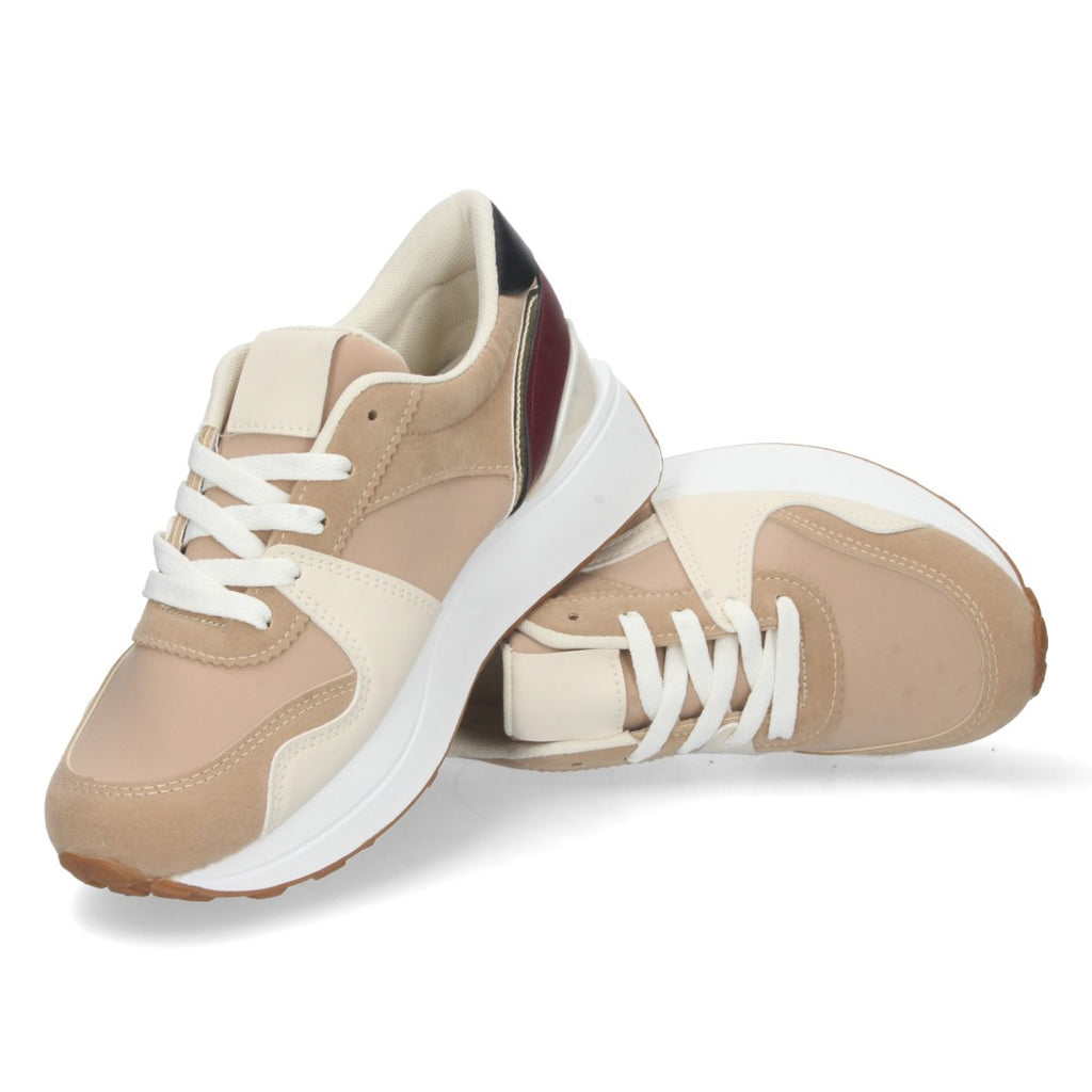 Taupefarbene Damensneaker | Neutrale und raffinierte Eleganz