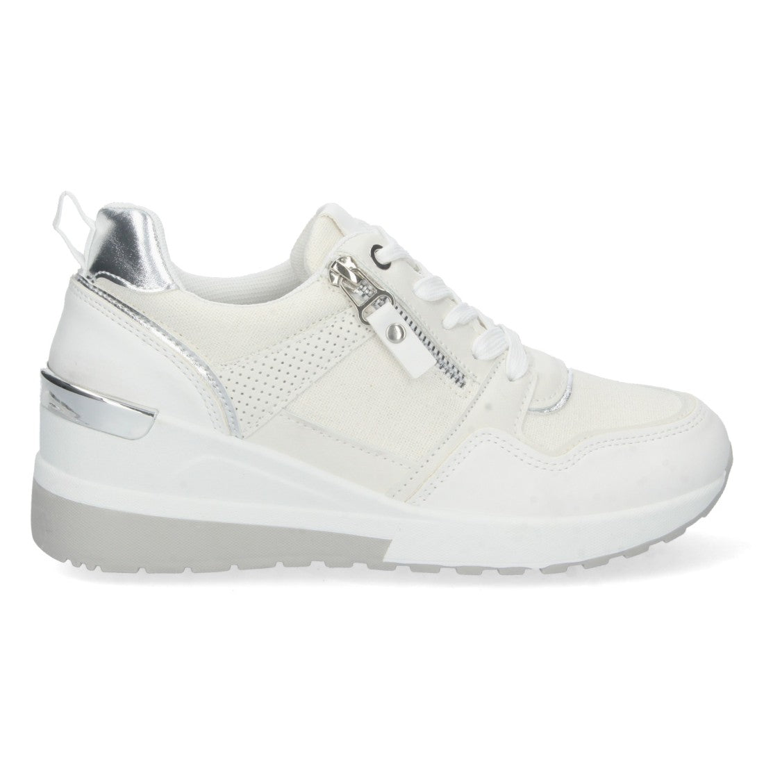 Zapatillas Blancas Plataforma - Estilo Moderno