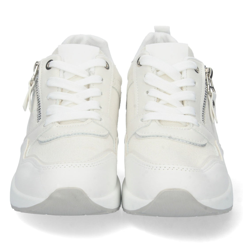 Zapatillas Blancas Plataforma - Estilo Moderno